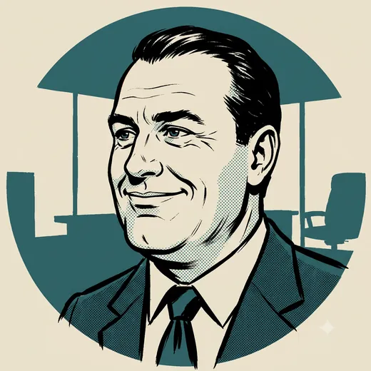 Pop-art portrait of a man
